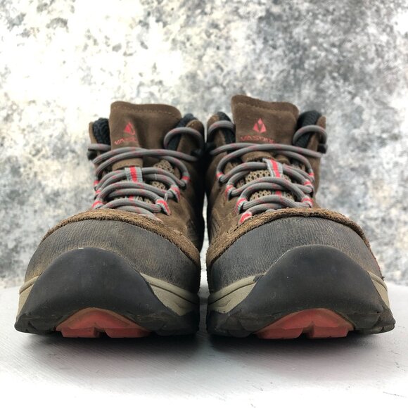 Vasque Mens Size 5 Breeze III Mid Brown Leather Waterproof Lace Up Hiking Boots main image 6